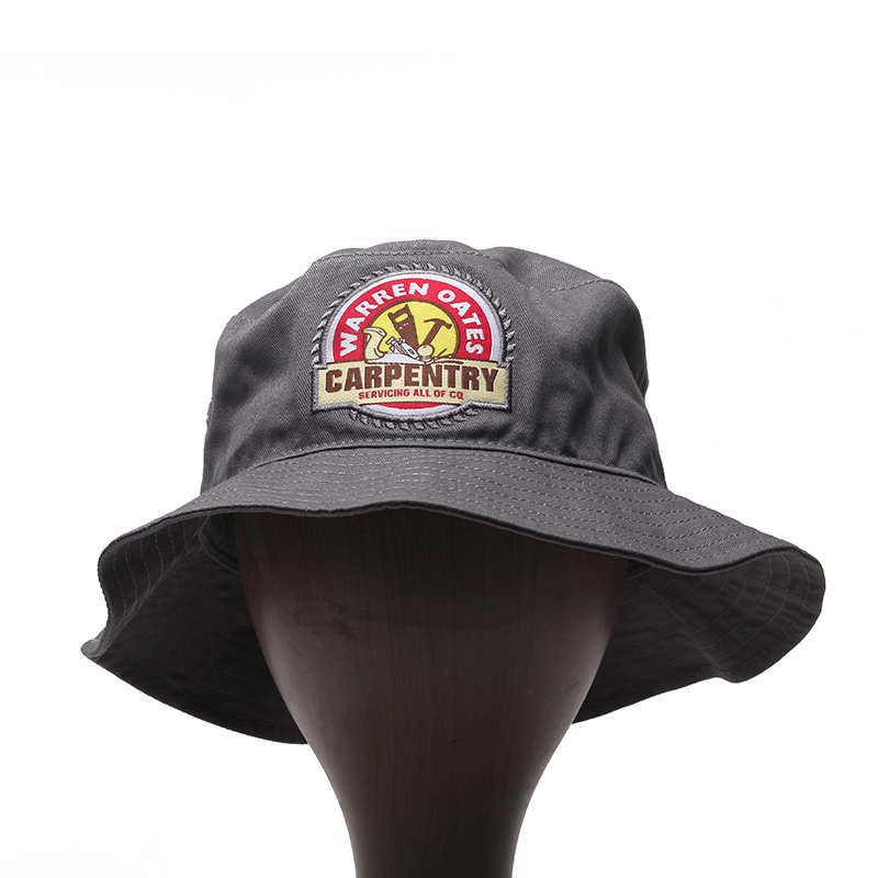 Custom logo cotton bucket hat