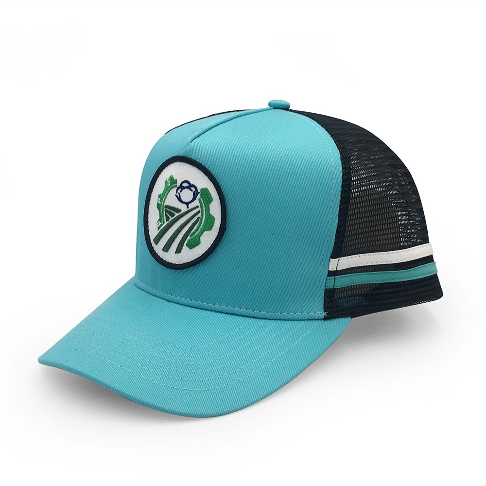 custom embroidery patch trucker mesh cap