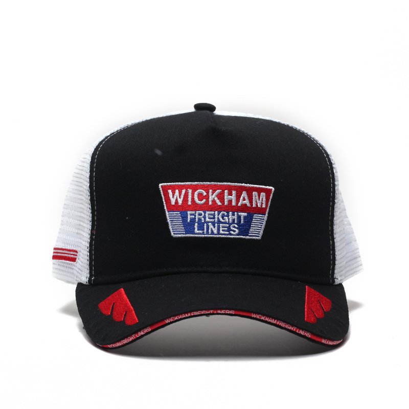 Wholesale Custom Trendy Embroidery Logo 5 Panel Hat Mesh Trucker Cap High Quality Oem Design Mens Printing Cotton Sports Gorras - Image 3