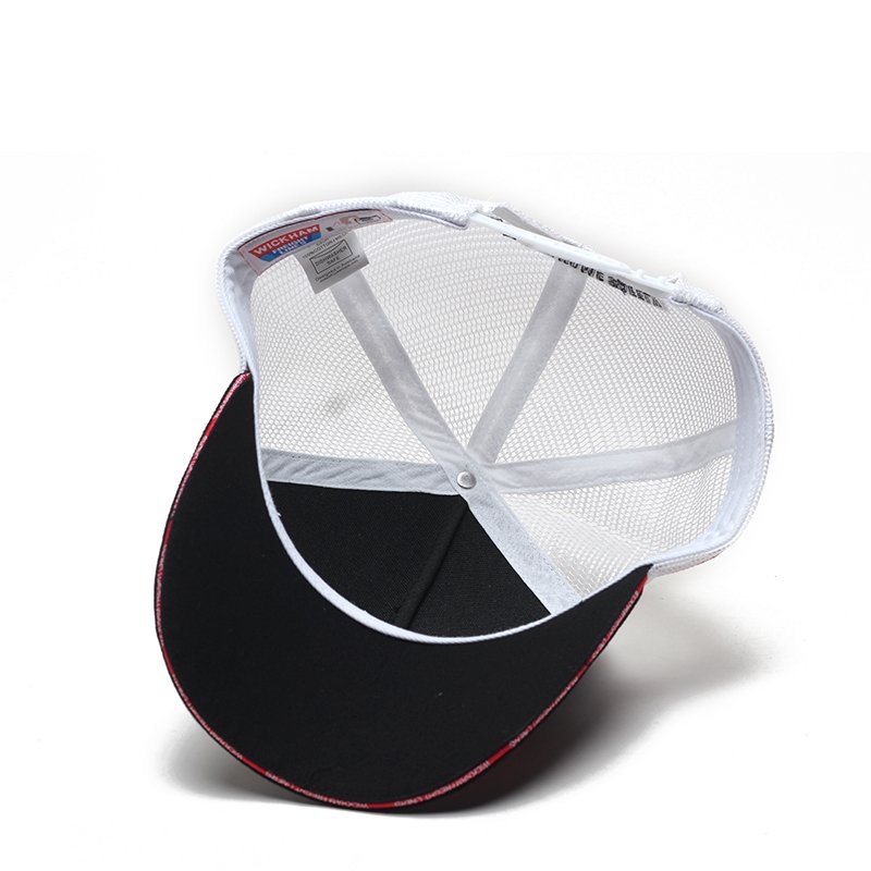 Wholesale Custom Trendy Embroidery Logo 5 Panel Hat Mesh Trucker Cap High Quality Oem Design Mens Printing Cotton Sports Gorras - Image 4